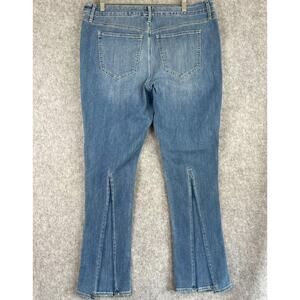 Express Skyscraper Mid Rise Jeans Womens XL Flexx Hyper Stretch Festival NWT